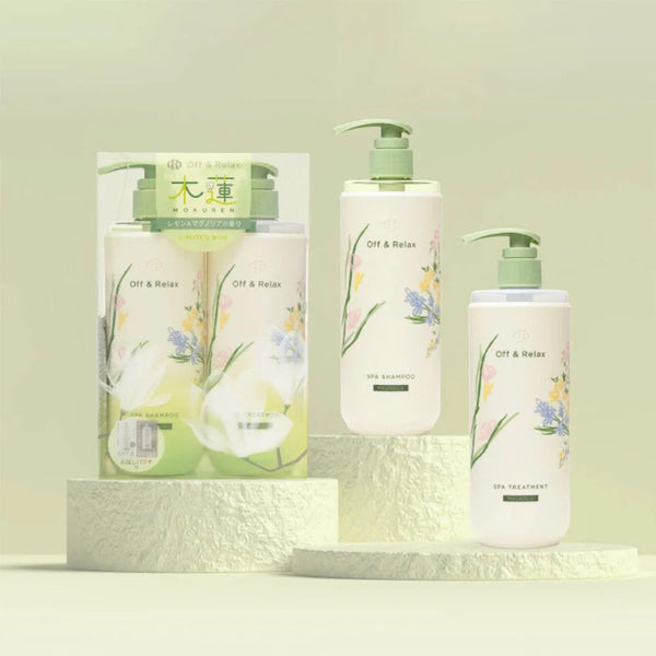 OFF & RELAX Spa Shampoo + Hair Treatment Lemon & Magnolia Limited Set (2x460ml)