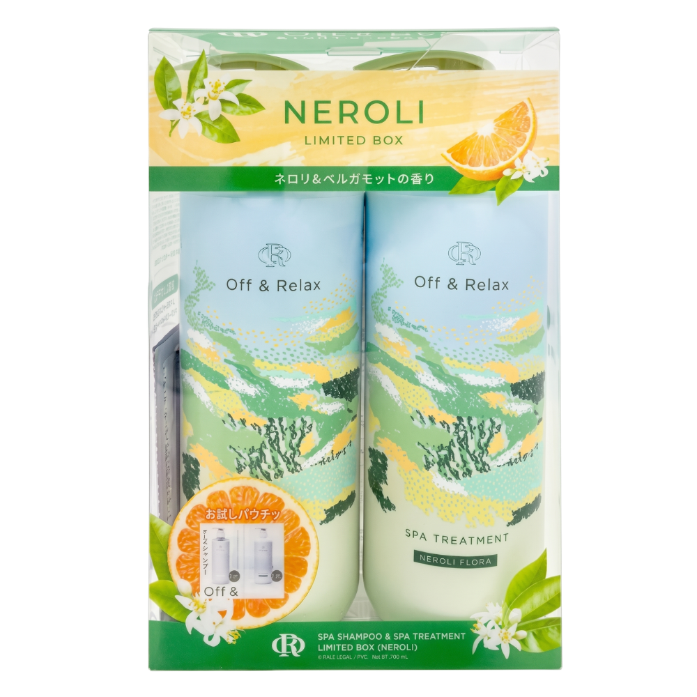 OFF & RELAX Spa Shampoo + Hair Treatment Neroli Set (2x460ml)