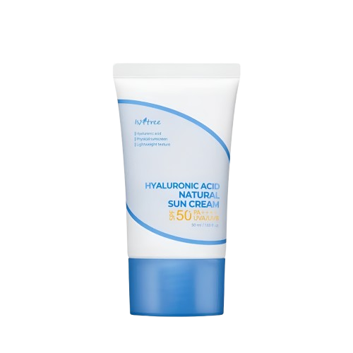 Isntree Hyaluronic Acid Natural Sun Cream SPF50+ PA++++ (50ml) - Kiyoko Beauty