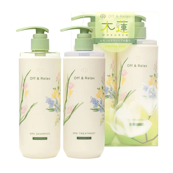 OFF & RELAX Spa Shampoo + Hair Treatment Lemon & Magnolia Limited Set (2x460ml)