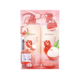 OFF & RELAX Spa Shampoo + Hair Treatment Lychee & Rose Limited Set (2x460ml)