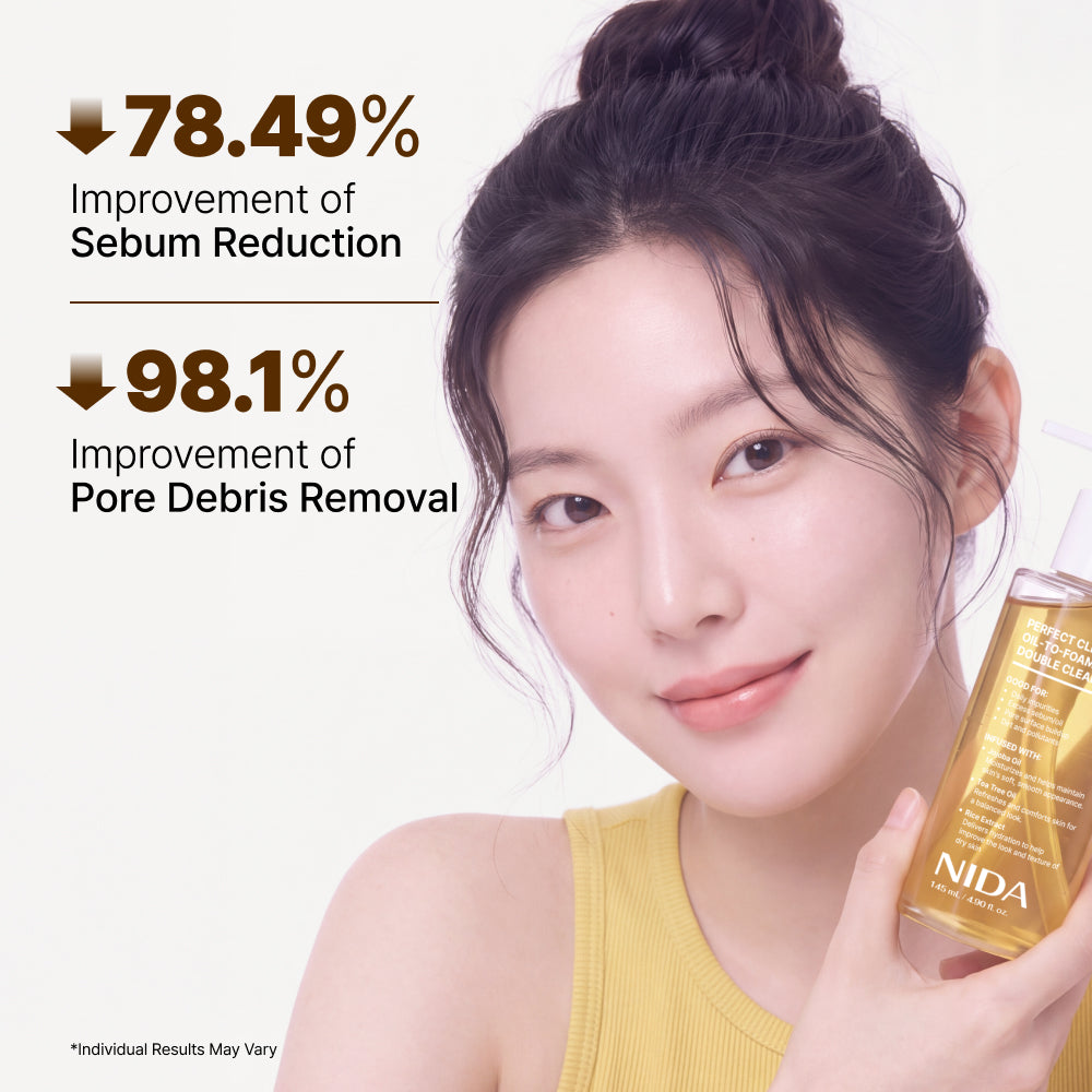 NIDA Perfect Clear™ Oil-to-Foam Double Cleanser (145ml)