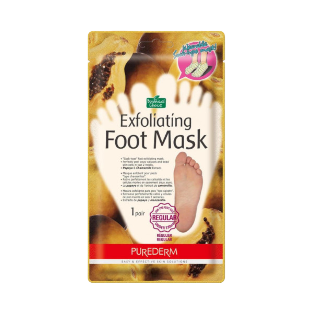 PUREDERM Exfoliating Foot Mask (1 pair) - Kiyoko Beauty