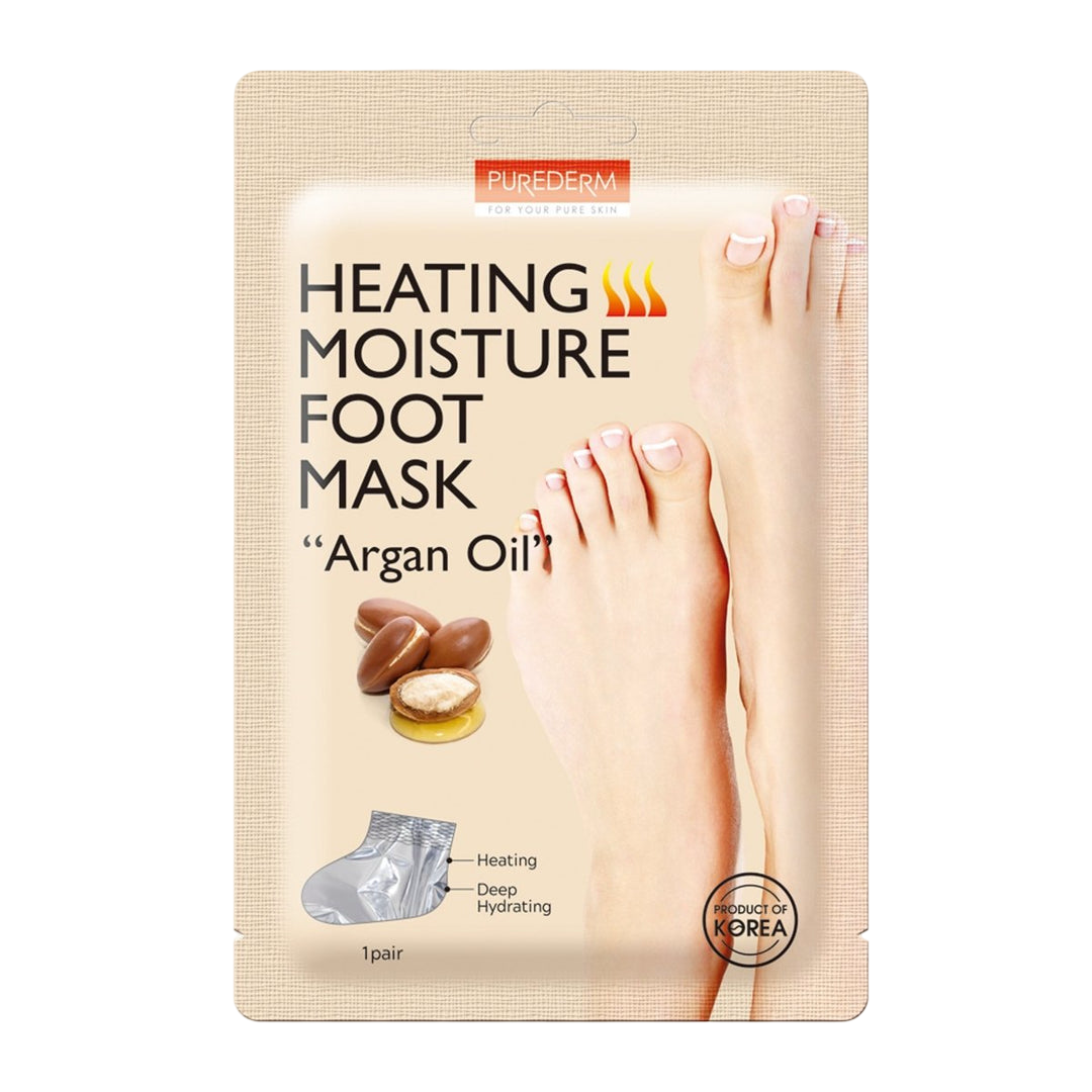 PUREDERM P/D Heating Moisture Foot Mask (1 pair) - Kiyoko Beauty