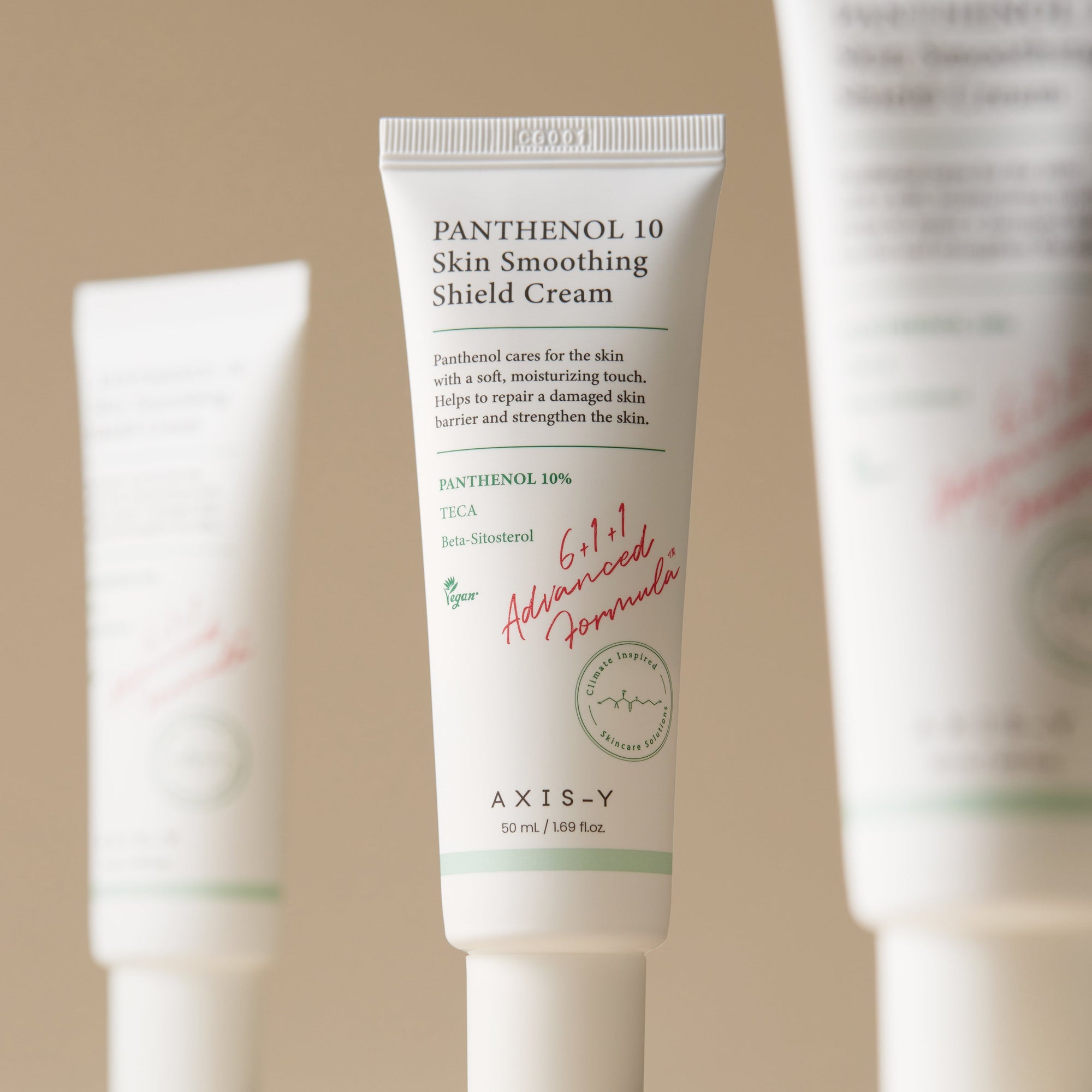 AXIS-Y Panthenol 10 Skin Smoothing Shield Cream (50ml) - Kiyoko Beauty