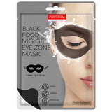 PUREDERM Black Food MG: Gel Eye Zone Mask (1 pair) - Kiyoko Beauty