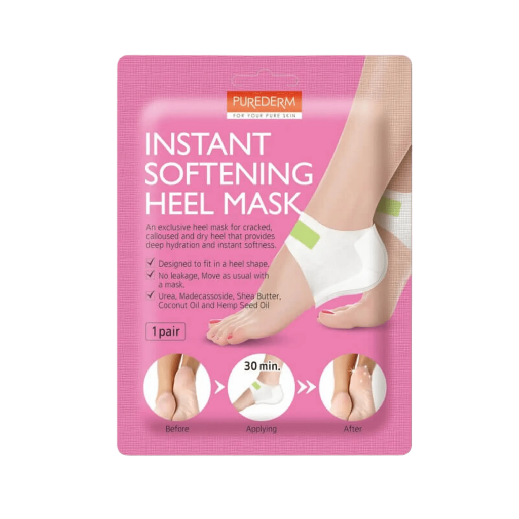 PUREDERM Instant Softening Heel Mask (1 pair) - Kiyoko Beauty