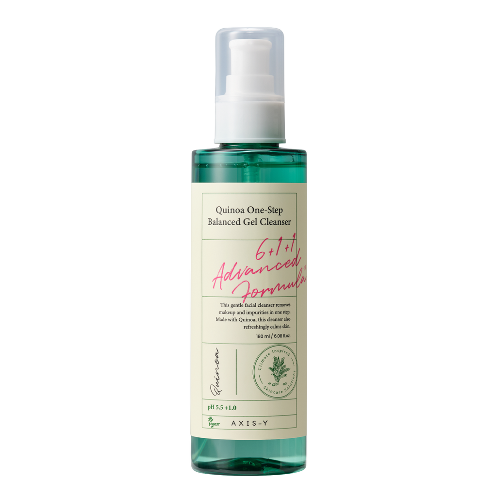 AXIS-Y Quinoa One-Step Balanced Gel Cleanser (180ml) - Kiyoko Beauty