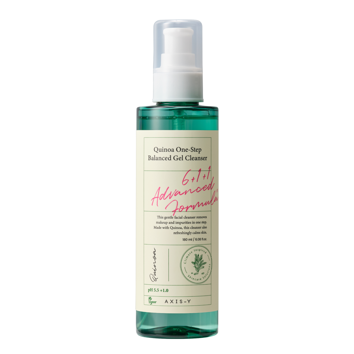 AXIS-Y Quinoa One-Step Balanced Gel Cleanser (180ml) - Kiyoko Beauty