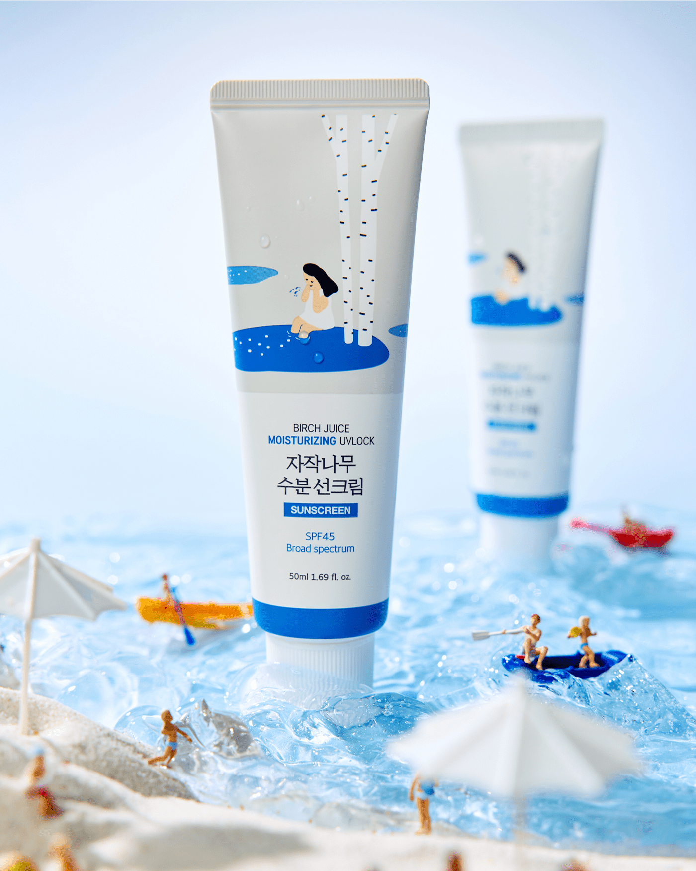ROUND LAB Birch Moisturizing Sunscreen UVLock SPF 45+ Broad Spectrum (50ml)