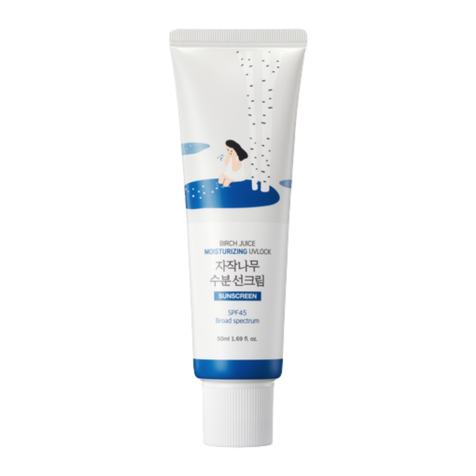 ROUND LAB Birch Moisturizing Sunscreen UVLock SPF 45+ Broad Spectrum (50ml)