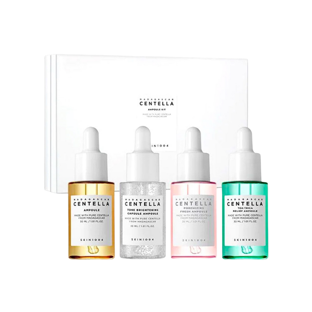 SKIN1004 Madagascar Centella Ampoule Kit (4 PCs) - Kiyoko Beauty