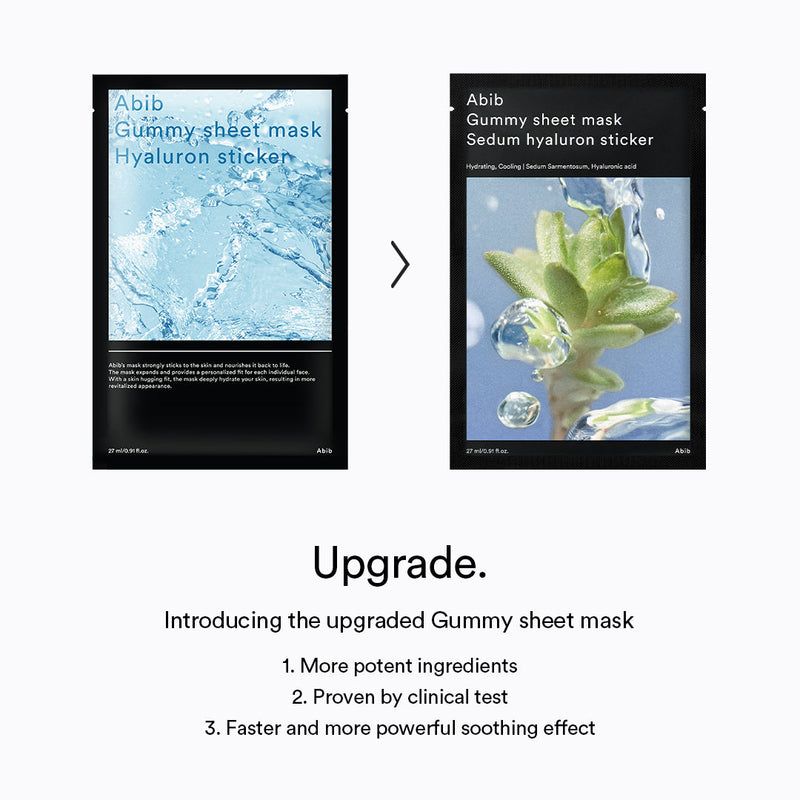 Abib Gummy Sheet Mask Sedum Hyaluron Sticker