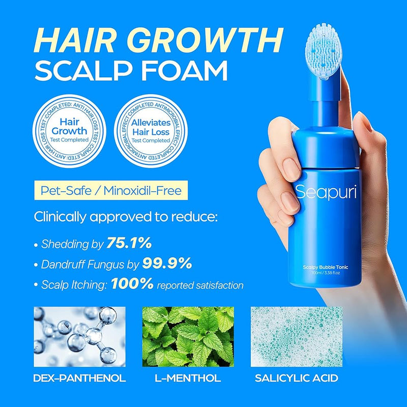 Seapuri Scalpy Bubble Tonic (100ml) - Kiyoko Beauty