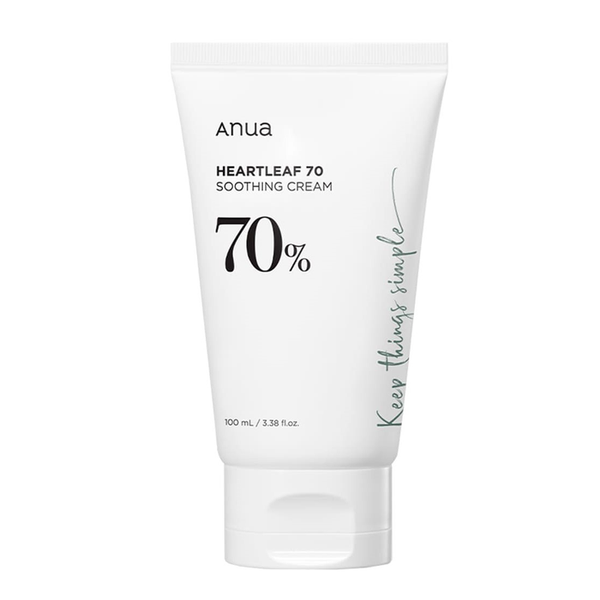 ANUA Heartleaf 70% Soothing Cream (100ml) - Kiyoko Beauty