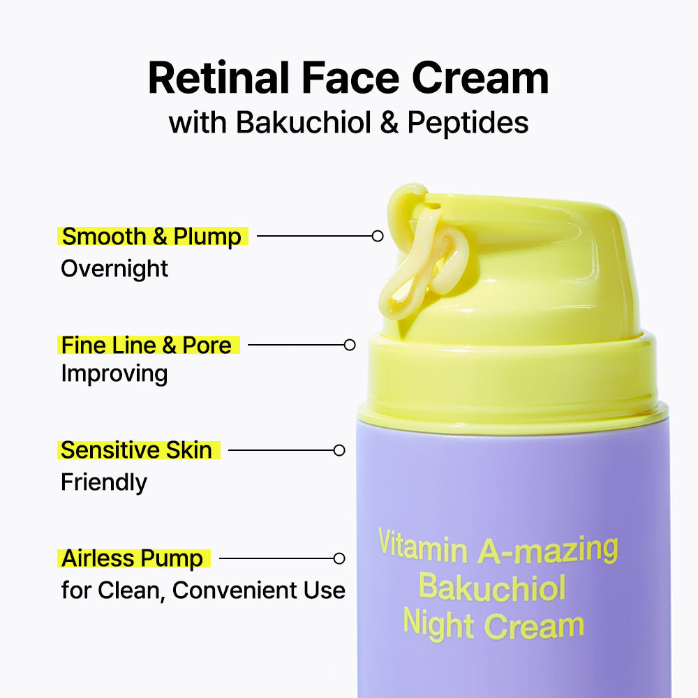 By Wishtrend Vitamin A-mazing Bakuchiol Night Cream (30g) benefits