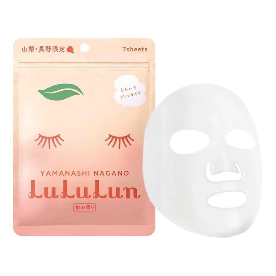 LULULUN Premium Yamanashi Nagano Peach Face Mask - Kiyoko Beauty