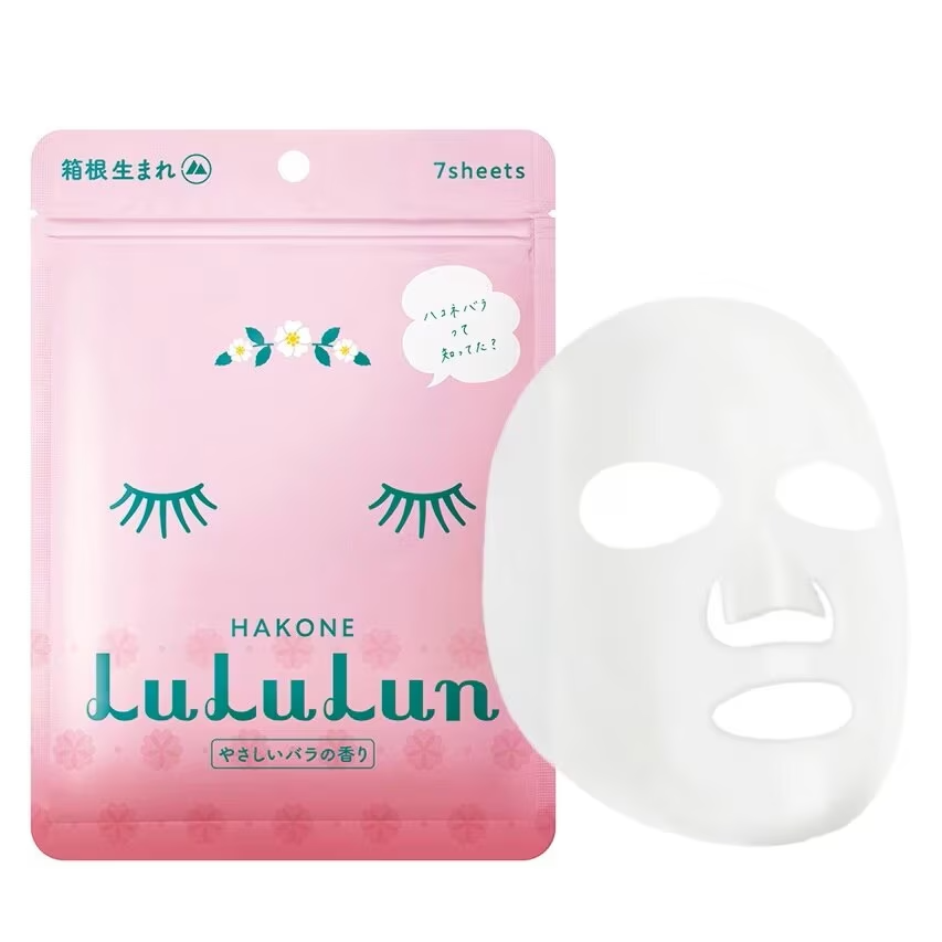 Lululun Hakone Rose Face Mask (7 PCs)