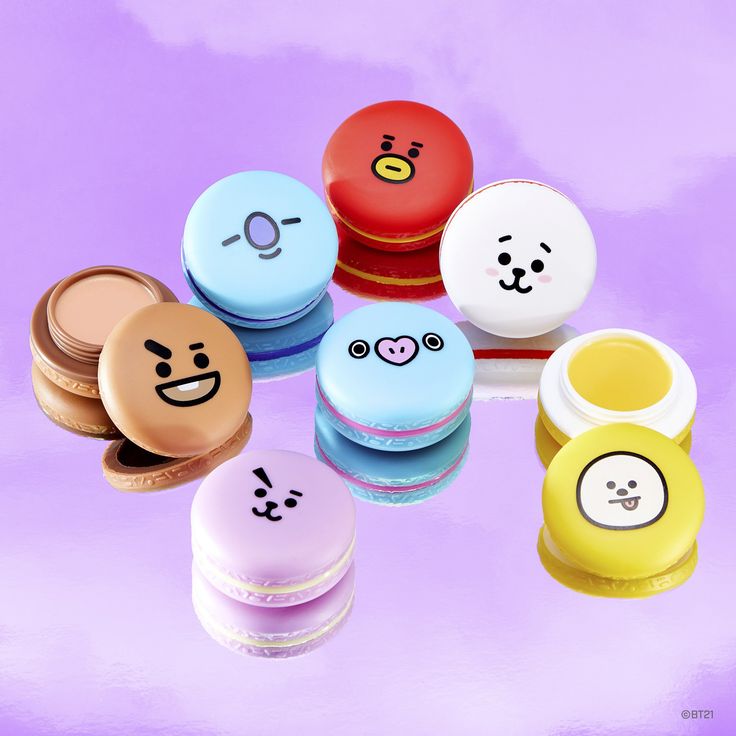 The Crème Shop x BT21 Baby Macaron Lip Balm (9g) - Kiyoko Beauty