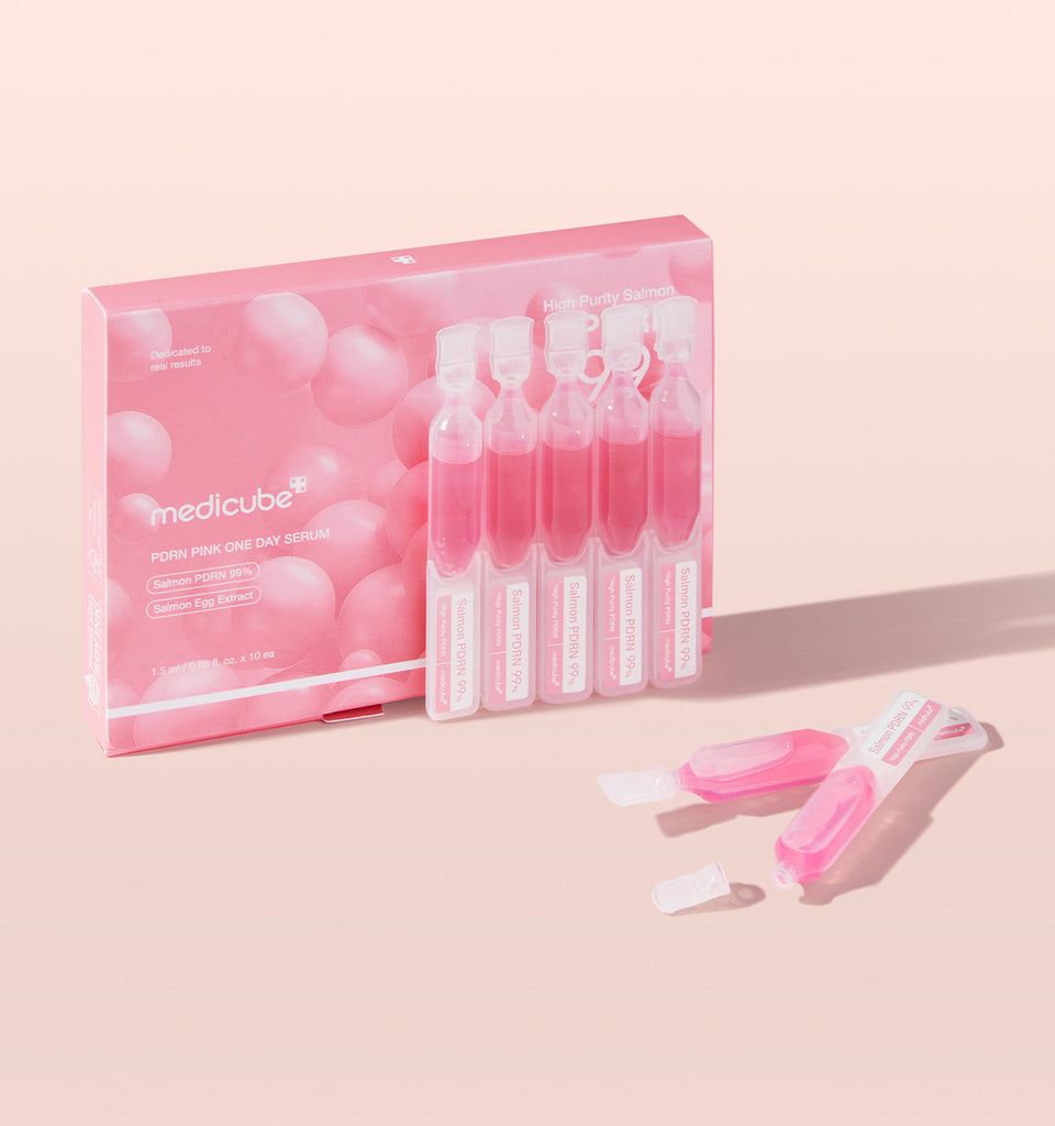 Medicube PDRN Pink One Day Serum (10 x 1.5ml) - Kiyoko Beauty