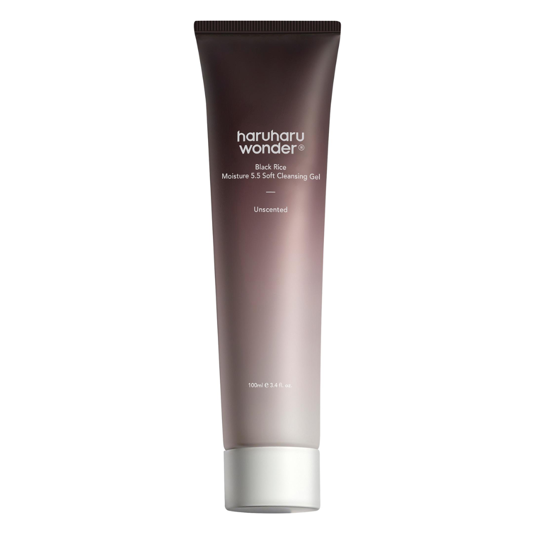 Haruharu Wonder Black Rice Moisture 5.5 Soft Cleansing Gel (100ml) - Kiyoko Beauty