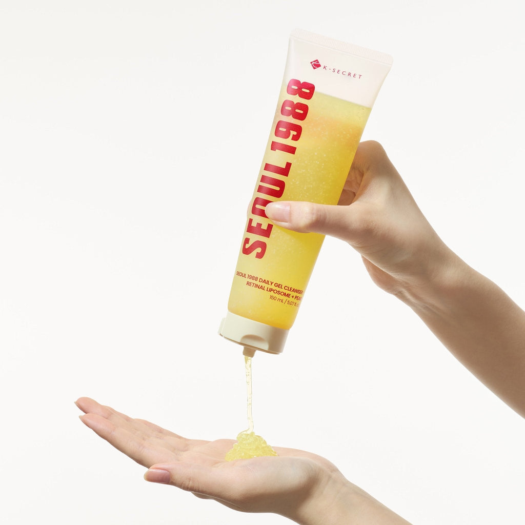 K-SECRET SEOUL 1988 Daily Gel Cleanser: Retinal Liposome + Pear (150ml) - Kiyoko Beauty