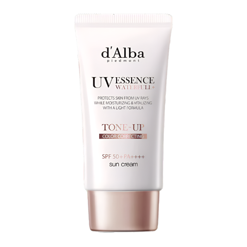 d'Alba UV Essence Waterfull Tone-Up Sun Cream SPF50+ PA++++ (50ml) - Kiyoko Beauty