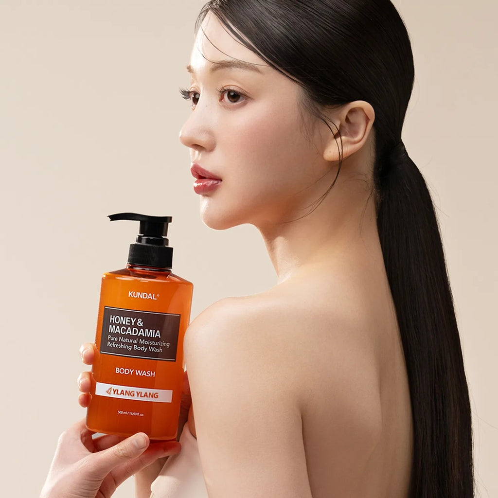 KUNDAL Honey & Macadamia Pure Body Wash (500ml)
