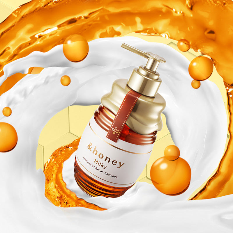 &honey Milky Precious EX Repair Shampoo 1.0 (500ml) | Kiyoko