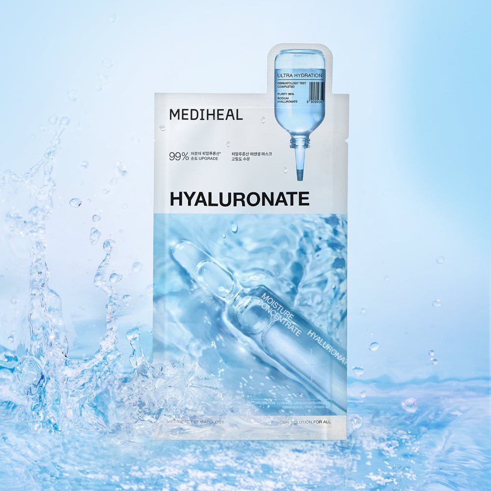 MEDIHEAL Hyaluronate Essential Mask - Ultra Hydration (10 PCs)