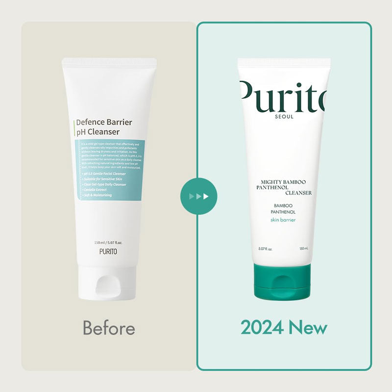 PURITO Mighty Bamboo Panthenol Cleanser (150ml) - Kiyoko Beauty