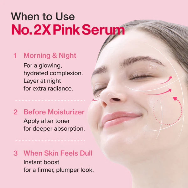 numbuzin No.2 Rose PDRN Collagen Plumping Serum Duo (1.2ml x 10)