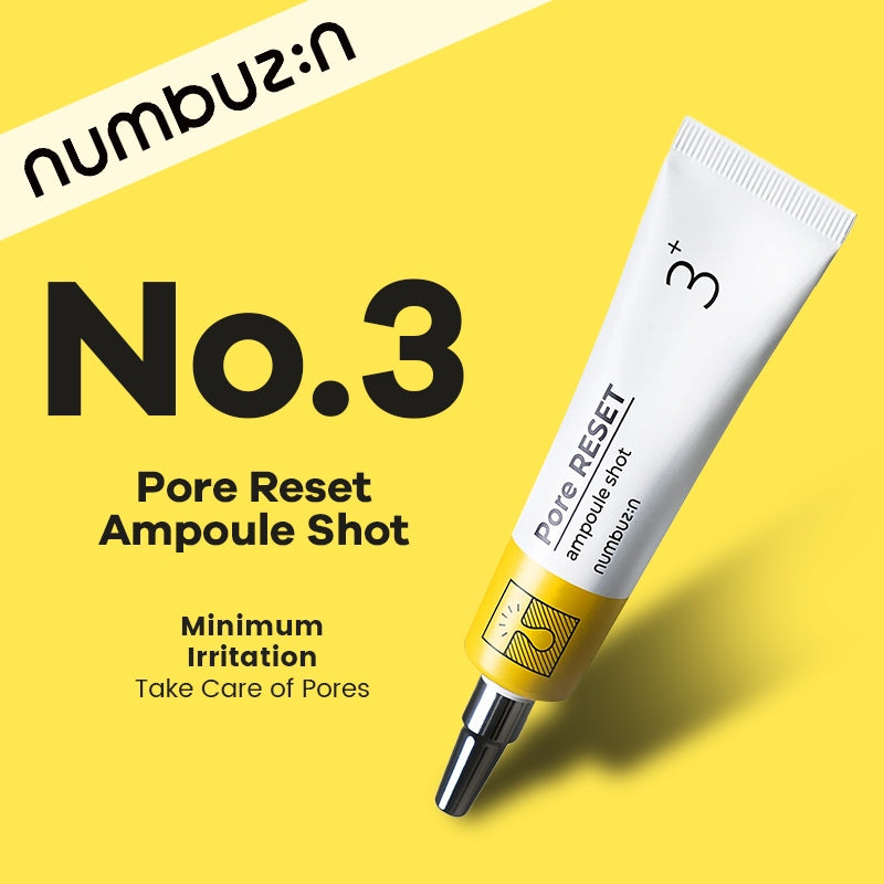 numbuzin No.3 Pore Reset Ampoule (25ml) | Kiyoko Beauty