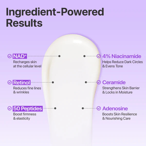 numbuzin No.9 NAD+ Retinol Volumetox Eye Cream (10ml)