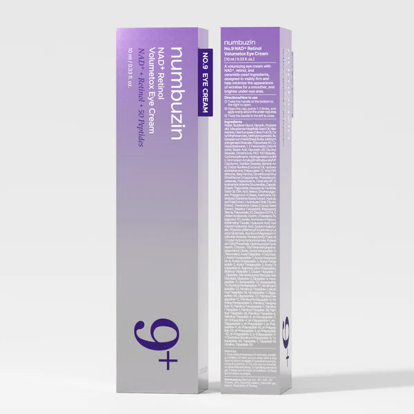 numbuzin No.9 NAD+ Retinol Volumetox Eye Cream (10ml)
