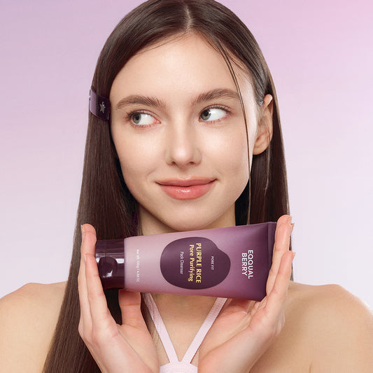 Eqqualberry Purple Rice Pack Cleanser (130g) - Kiyoko Beauty