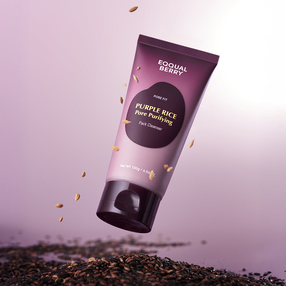 Eqqualberry Purple Rice Pack Cleanser (130g) - Kiyoko Beauty