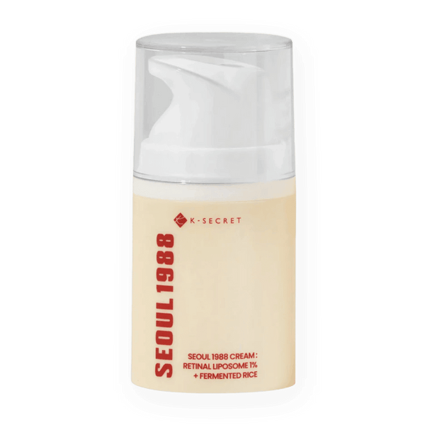 KSECRET SEOUL 1988 Cream: Retinal Liposome 1% + Fermented Rice (50ml) - Kiyoko Beauty