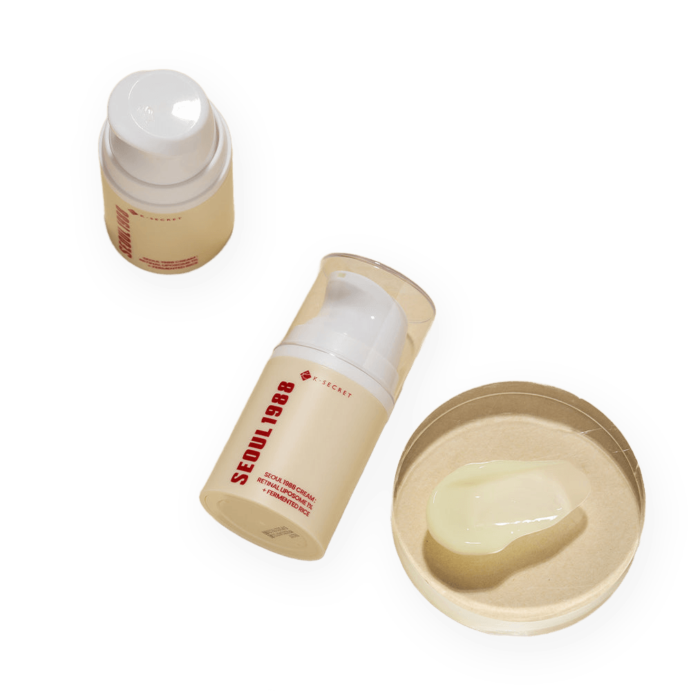 KSECRET SEOUL 1988 Cream: Retinal Liposome 1% + Fermented Rice (50ml) - Kiyoko Beauty