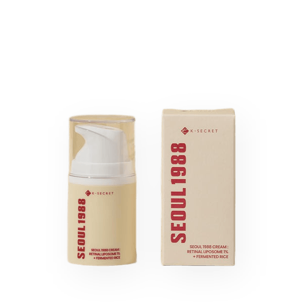 KSECRET SEOUL 1988 Cream: Retinal Liposome 1% + Fermented Rice (50ml) - Kiyoko Beauty