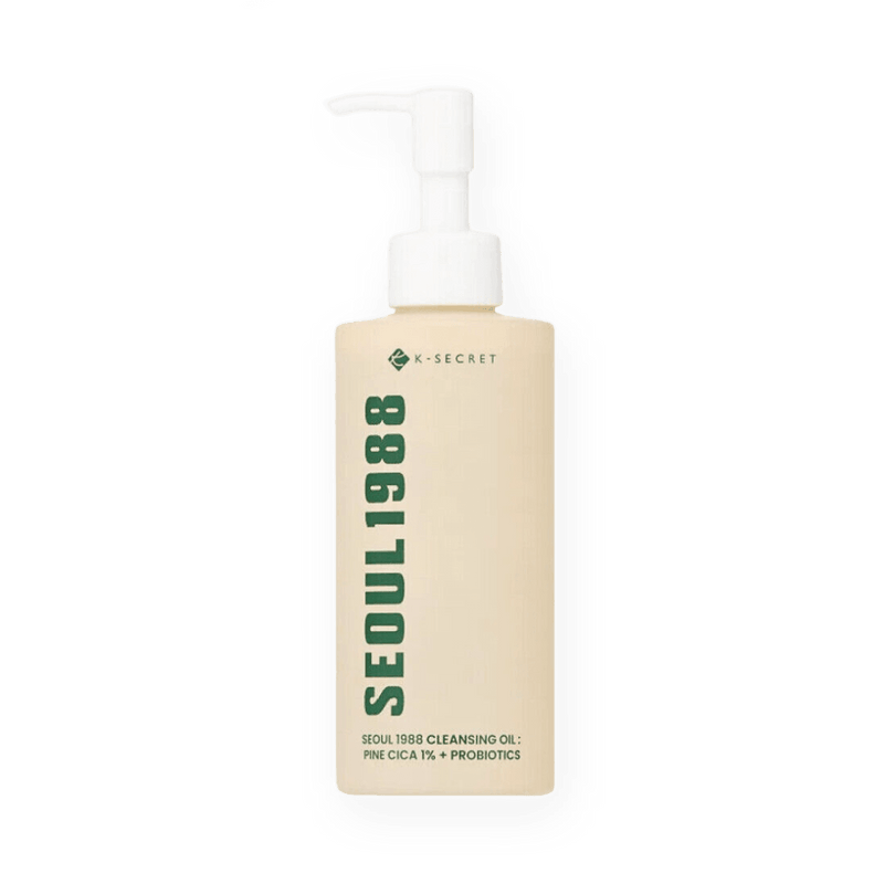KSECRET SEOUL 1988 Cleansing Oil: Pine Cica 1% + Probiotics (200ml) - Kiyoko Beauty