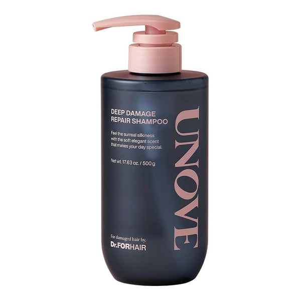 UNOVE Deep Damage Repair Shampoo (500ml) - Kiyoko Beauty