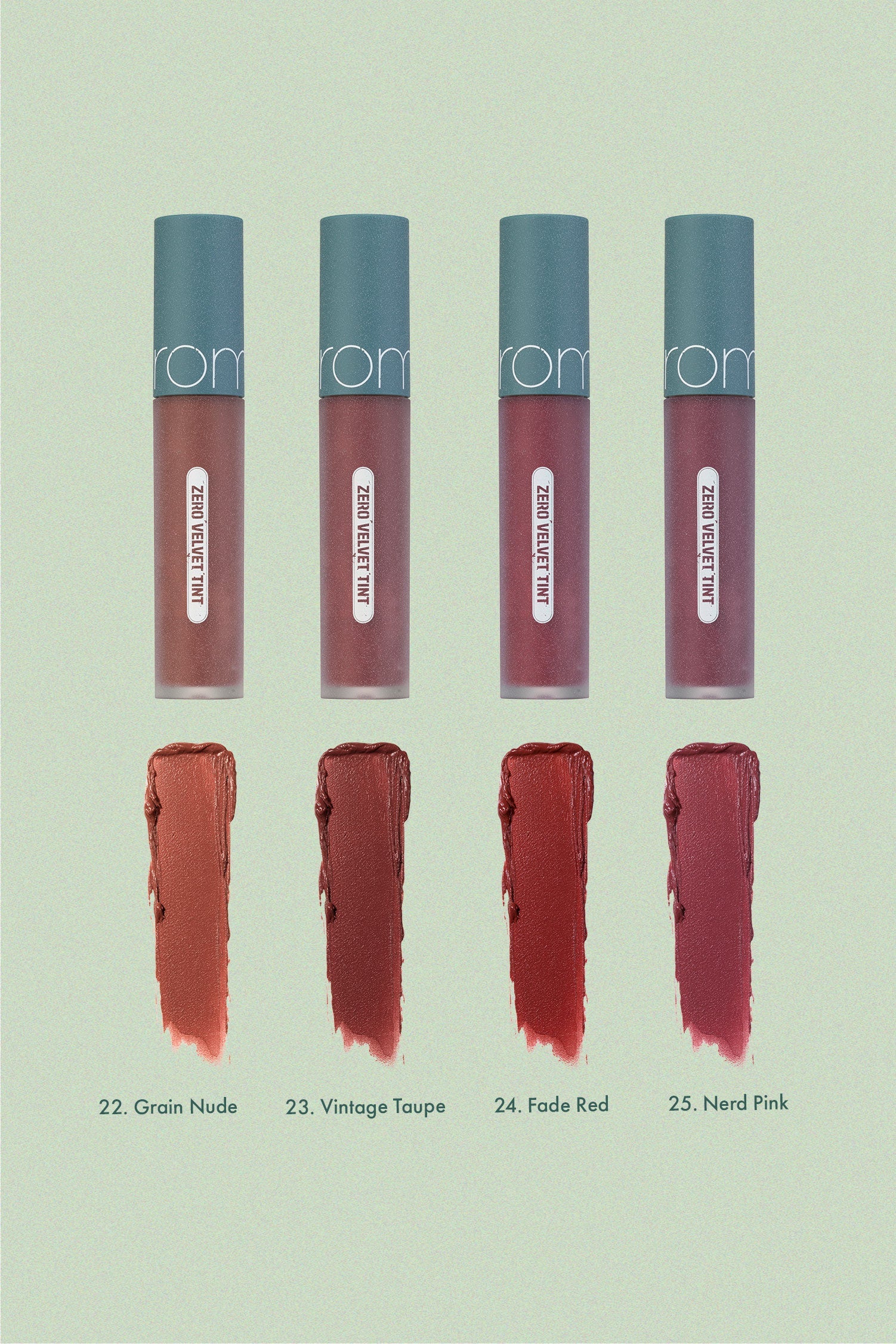 rom&nd Zero Velvet Tint: Vintage Filter Series (5.5g) - Kiyoko Beauty